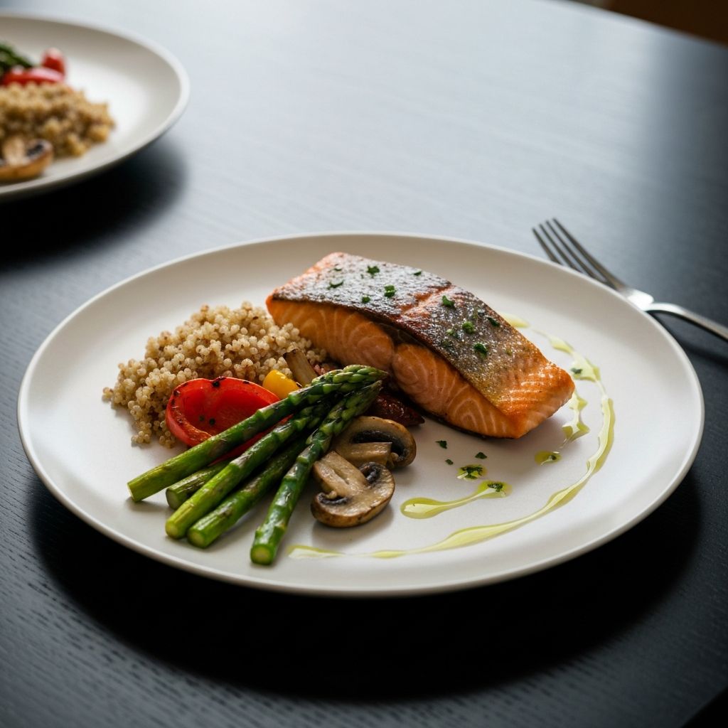 Balanced dinner plate